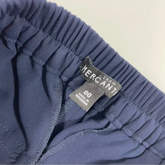 J Crew Mercantile Jamie Pants Elastic Waist Navy Blue - Picture 7 of 8